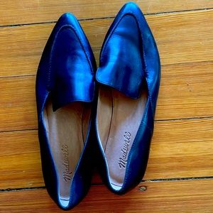 Madewell black leather loafers